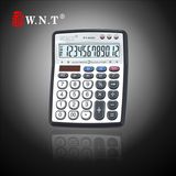 12 Digits Dual Solar Power Desktop Finance Calculator with Business, Sales or Office