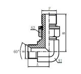 Hydraulic Fitting 1BH9-OG