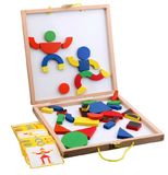 Wood Jigsaw Puzzle Building Block