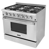36inch Free Standing Gas Cooker with Burner and Oven