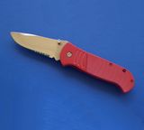 Folding Knife with Plastic Handle (P134)