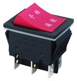 6 Pins on-off-on Waterproof Rocker Switch