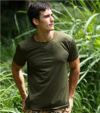 Green Outdoor Army Mens Wicking Quick Drying Short Sleeve T-Shirt
