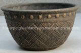 Fiber-Clay Vintage Bowl Flower Pot (0862) (10