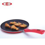 Aluminum Low Fry Pan with Paint Handle