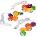 Transformable 4 Port USB 2.0 Hub