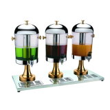 Triple Tank Stainless Steel Cold Beverage Machine (CT-8L*3)