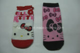 Cheap Girls Plain Cotton Sock for Children (JT-A067)