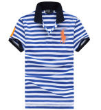2015 Embroidering Stripe Polo Shirts for Men