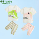 2015 Cotton Character Summer Baby Sets Baby Boy Girl Clothing Suits Bebes Short Sleeve Vest+Shorts Newborn Infant Clothing Set