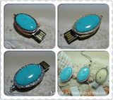 CE Approved Gift Jade USB Flash Drive (FD-184)