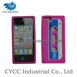 Mobile Phone Cassette Tape Style Silicon Case for iPhone