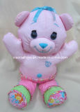 Fabric Pink Sitting Doll (JQ-12130)