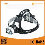 T80 Multifunction High Power LED Headlamp 10W Xml T6 Rechargeable LED Headlight