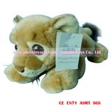 35cm 3D Big Eyes Lying Lion Plush Toys