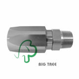 Reusable Male NPT Stainless Steel Hydraulic Hose Connector