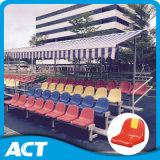 Outdoor Portable Metal Bleachers Seating with Plastic Seat