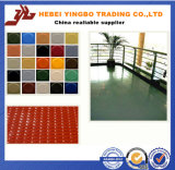 Color PVC Coated Rubber Cushion Lawn Uesd for Office