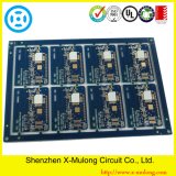 Multilayer Blue Soldermask Printed Circuit Board with Chemical Gold