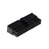 Black 24pin Male to Female Terminal Block & Wire Connector