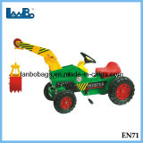 Kid Outdoor Pedal Ride on Tractor Loader Car