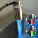 Water Power Single Handle Kitchen RGB LED Faucet