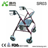 Steel Rollator with Basket (SR03)