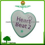 Fast Delivery Heart Shape Pin Badge Custom Design Badges