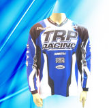 100% Polyester Man's Long Sleeve Motorcycle Jersey