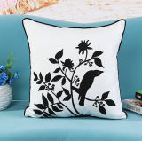 100%Cotton Hand Screen Print Cushion Fashion Pillow (LPL-327)