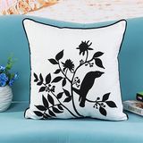 100%Cotton Hand Screen Print Cushion Fashion Pillow (LPL-327)