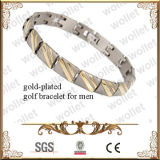 Gold Plating Ta2 Titanium Bracelet for Men (TIB-4040)
