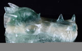 Natural Fluorite Carved Dragon Skull Carving #9o68, Crystal Healing