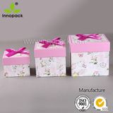 Printing Double Layer Art Paper Gray Cardboard Gift Box