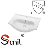 Good Design Bathroom Ceramic Cabinet Sink with Cupc Approved (SN6082-55)
