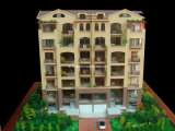 ABS and Plexiglass Architectural Scale Villa Model