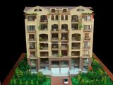 ABS and Plexiglass Architectural Scale Villa Model