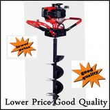 52cc Borer Ground Drill 3 Bits + Extension Earth Auger