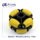 Omnidirectional Robot Wheel Casters Omniwheel Round Rubber Feet 2hl-70 DIY Record Passenger