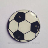 LED Football Shape Flashing Badge with Logo Printed (3161)