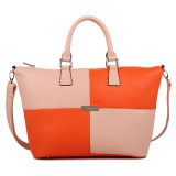 New Color Combinations Women PU Tote Handbag (D13068)