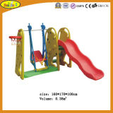 Kids Indoor Plastic Slide with Swing