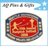 High Quality Imitation Cloisonne Metal Badge for 50th Annual (badge-087)