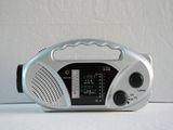 Rechargeable Battery LED/Emergency Light Crank Am/FM Radio