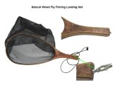 Natural Wood Fly Fishing Landing Net (BTI-03-MX05)