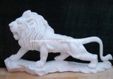 Marble Animal Sculpture, Stone Animal Sculpture, Marble Lion (GS-A-037)