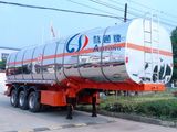 30-50cbm Aluminum/Alloy Fuel Tanker Semi Trailer (LAT9404GRY)