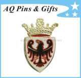 Imitation Hard Enamel Lapel Pin Badge with Printing Badge (badge-041)