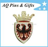 Imitation Hard Enamel Lapel Pin Badge with Printing Badge (badge-041)