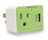 Compact Surge Protector W/ USB Charger 261